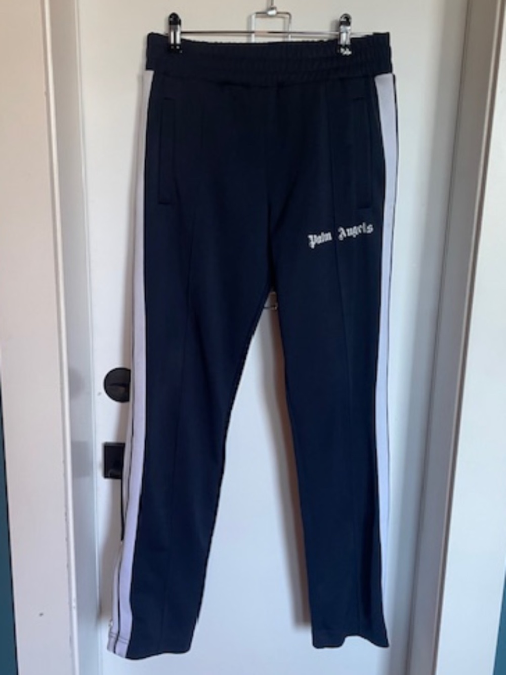 ** VINTAGE** Palm Angels Classic Track Pants - Navy / White